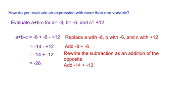 Topic 15-6 Evaluating Expressions