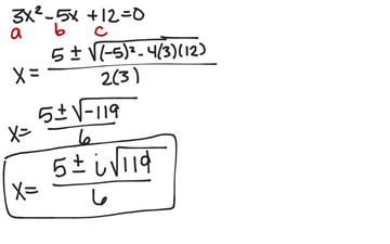 Solving A Quadratric Equation For All Roots