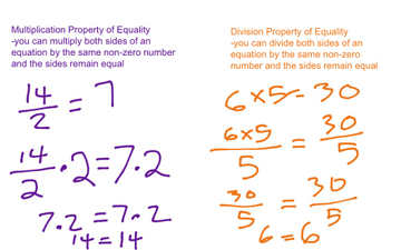 Topic 16-1/16-2 Properties Of Equality