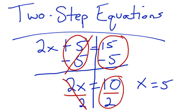 2 Step Equations