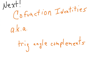 Pythagorean identities