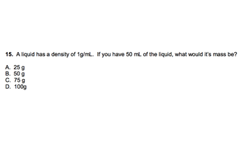 Density Lesson 