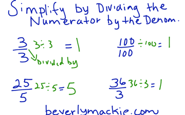 Fractions - Equivalent Fractions