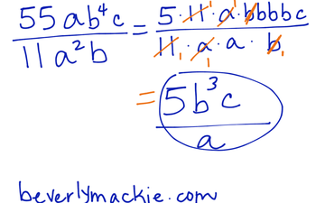 Fractions - Lowest Terms - Using Prime Factorization