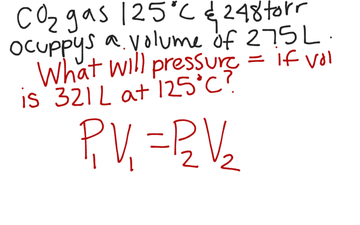 Gas Laws: Solving For Unknown Pressure